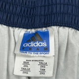 Adidas Track Pants - 2XL Blue Polyester