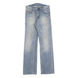 CARHARTT Womens Relaxed Light Blue Denim Cotton Jeans W28 L31 Casual Zip Fly