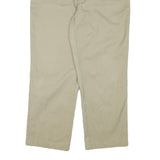 DICKIES Mens Regular Beige Cotton Blend Trousers W40 L31 Workwear Zip Closure