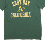 NIKE Mens Green East Bay A's California Graphic T-Shirt M Short Sleeve Crew Neck