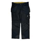 Cat Cargo Pants - 38W 32L Black Cotton Blend