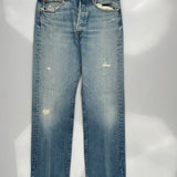 501 Levis Jeans - 33W 30L Light Wash Denim