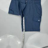 Dickies Cargo Shorts - 34W 9L Blue Polyester