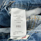 Age 8 Levis Dungarees - Small Blue Cotton