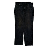 Dickies Carpenter Pants - 34W 34L Black Cotton