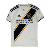 La Galaxy Herbalife 2018 Adidas Football Shirt - Small White Polyester