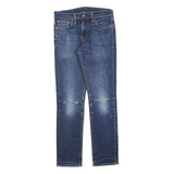 LEVI'S 511 Slim Mens Blue Denim Jeans Slim Straight Cotton Blend Zip W30 L32