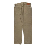 Levis 505 Jeans - 34W 32L Beige Cotton