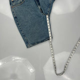 Levis Denim Shorts - 33W 9L Blue Denim