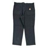 Carhartt Carpenter Pants - 38W 30L Black Cotton