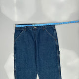 Wrangler Carpenter Pants - 35W 30L Blue Denim