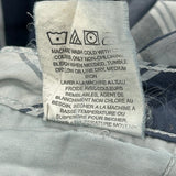 Wrangler Checked Cargo Shorts - 36W 11L Blue Cotton