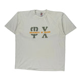 University Of Toledo Jerzees College T-Shirt - XL White Cotton Blend
