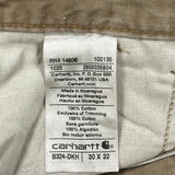 Carhartt Carpenter Trousers - 28W UK 8 Brown Cotton