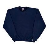 Russell Athletic Sweatshirt - Medium Navy Cotton