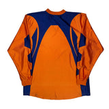 Made In USA Adidas Long Sleeve Football Shirt - Large Orange Polyester