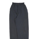 Girls Lined Relaxed Fit Navy Blue Polyester Blend Zip Trousers W24 L30