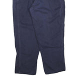 CARHARTT Mens Cotton Blend Navy Regular Fit Trouser W40 L32 Workwear Durable