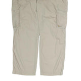 CARHARTT Mens Cotton Beige Relaxed Cargo Trousers W42 L30 Casual Workwear