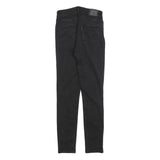 LEVI'S 721 Womens Jeans Black Slim Skinny Denim W27 L30 Zip Cotton Blend