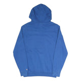 CHAMPION Mens Blue Pullover Hoodie S Cotton Blend Casual Sportswear
