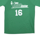 ADIDAS Mens Green Chris Sailer Kicking Graphic T-Shirt L Short Sleeve Crew Neck