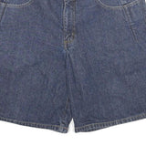 GUESS JEANS Mens Shorts Blue Denim Casual XL W34 Classic Fit Double Button