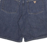 GUESS JEANS Mens Shorts Blue Denim Casual XL W34 Classic Fit Double Button