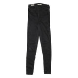 LEVI'S Womens Jeans Black Slim Skinny Denim Raw W25 L30 Stylish Fitted