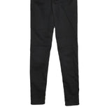 LEVI'S Womens Jeans Black Slim Skinny Denim Raw W25 L30 Stylish Fitted