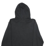 NEW ERA Mens Black Orange Baseball Pullover Hoodie L Cotton Blend Casual Wear