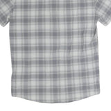 MAMMUT Mens Grey Shirt Short Sleeve Collared Check S Lightweight Outdoor Top