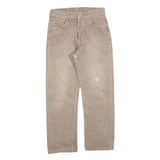 LEVI'S 501 Womens Jeans Beige Regular Straight Denim Medium W27 L25 Classic Fit