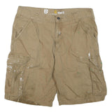 CARHARTT Mens Shorts Beige Cargo Relaxed Fit L W36 Workwear Cotton Blend