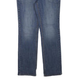 LEVI'S Womens Jeans Blue Regular Straight Denim Medium W32 L30 Classic Zip