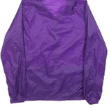 JACK WOLFSKIN Womens Purple Hooded Windbreaker Jacket XL Nylon Outdoor Zip