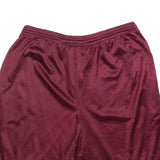 CHAMPION Mens Shorts Maroon Casual L W32 Sports Logo Mesh Fabric