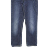CARHARTT Mens Jeans Blue Slim Slim Denim Medium W33 L27 Classic Fit Zip Closure