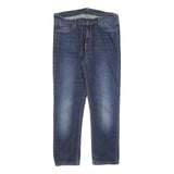 CARHARTT Mens Jeans Blue Slim Slim Denim Medium W33 L27 Classic Fit Zip Closure