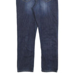 CARHARTT Mens Jeans Blue Slim Slim Denim Medium W33 L27 Classic Fit Zip Closure