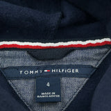 Age 4 Tommy Hilfiger Spellout Hoodie - 2XS Navy Cotton
