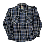 Dickies Checked Flannel Shirt - 2XL Black Cotton