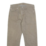 LEVI'S 501XX Mens Jeans Beige Regular Straight Denim Medium W34 L27 Classic