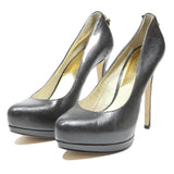 MICHAEL KORS Womens Classic Black Leather High Heel Pumps UK 7 Stylish