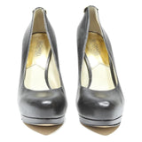 MICHAEL KORS Womens Classic Black Leather High Heel Pumps UK 7 Stylish