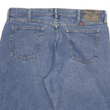 WRANGLER Mens Blue Denim Casual Shorts 2XL W36 Classic Fit Cotton Blend