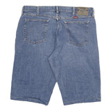 WRANGLER Mens Blue Denim Casual Shorts 2XL W36 Classic Fit Cotton Blend