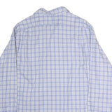 POLO RALPH LAUREN Mens Blue Check Shirt XL Cotton Classic Button-Down Long