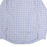 POLO RALPH LAUREN Mens Blue Check Shirt XL Cotton Classic Button-Down Long