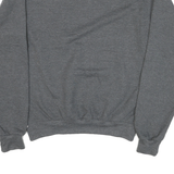 CHAMPION Mens Grey Crew Neck S Cotton Blend Sweatshirt INDO Logo Pullover